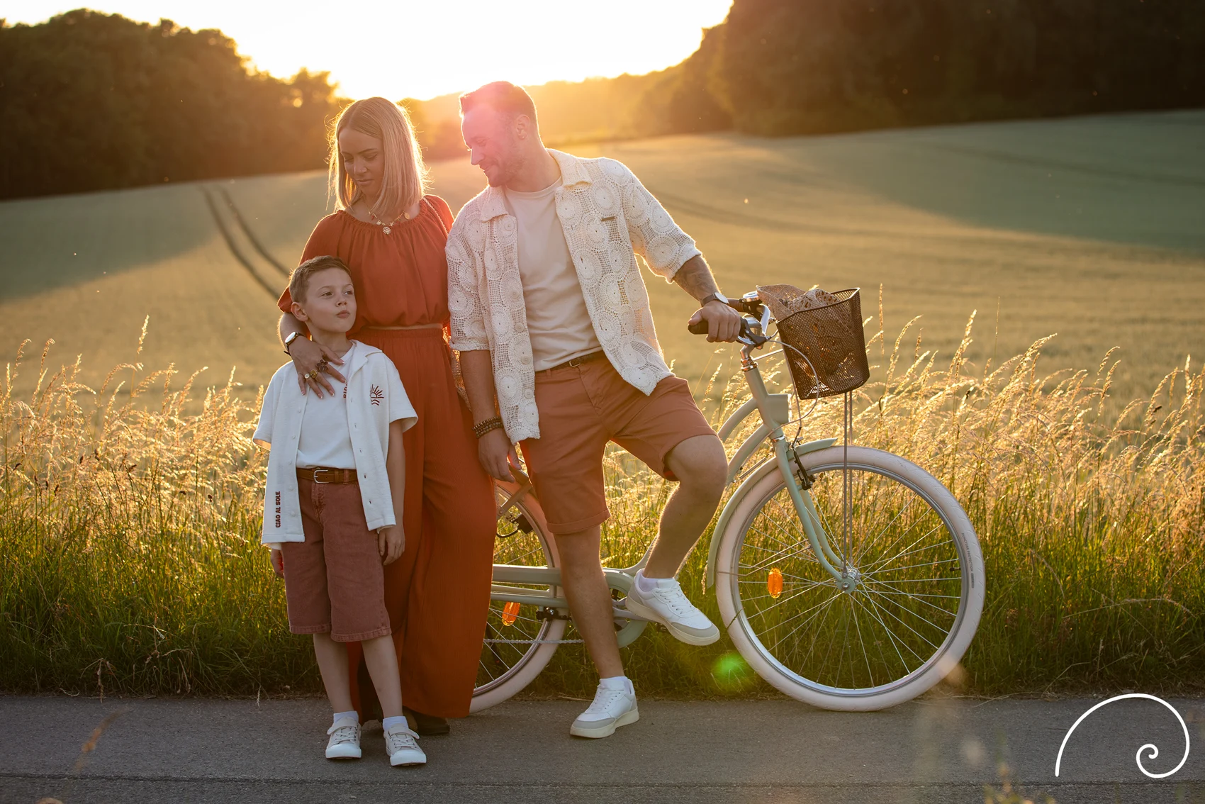 Un moment de famille en plein air